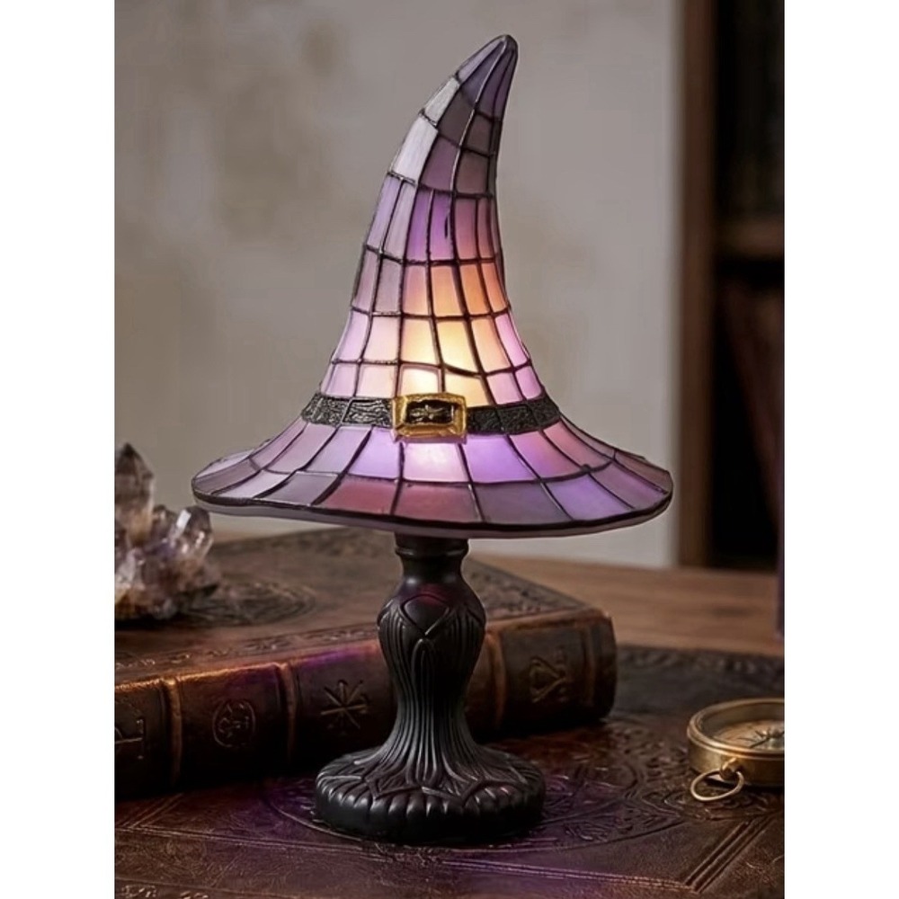 Witch Hat Night Light Nightstands Lamp Decorative LED